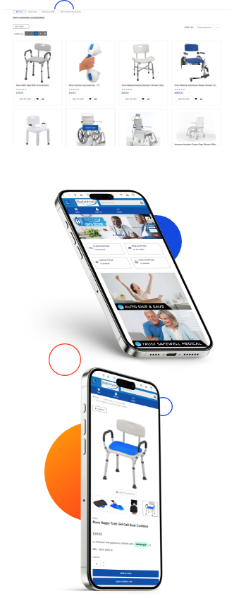 website mockup mobile