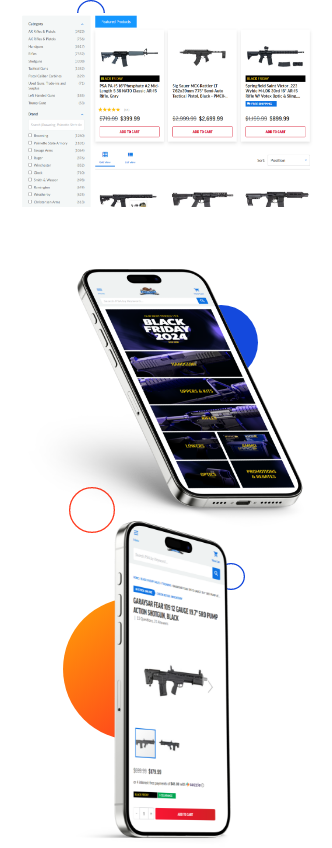 platform migration mockup on desktop and mobile devices by Wagento