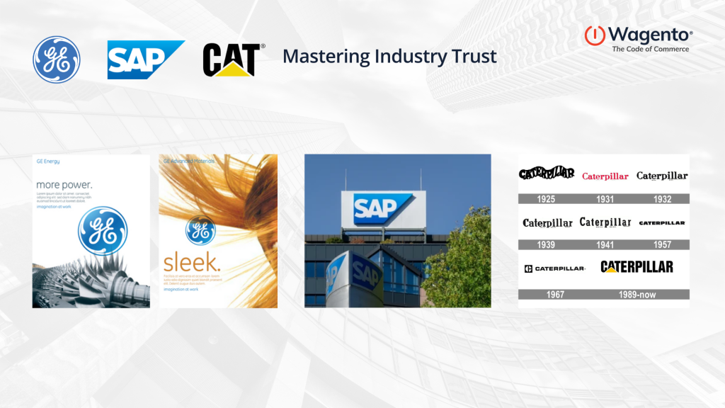 GE, SAP & Caterpillar — Mastering Industry Trust