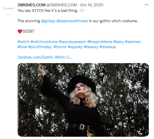 3Wishes Halloween costume