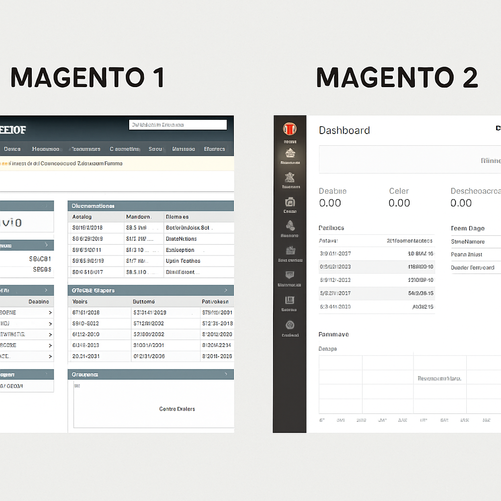 magento 1 vs magento 2